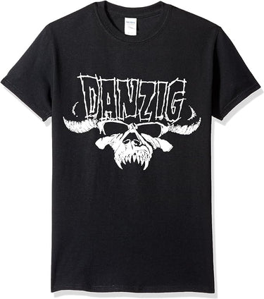 Danzig Skull Logo Mens T-shirt Officially Licensed